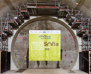Le tunnelier Sofia est arrivé à la future station Place Carnot pour le prolongement de la ligne 11 aux Lilas (93)