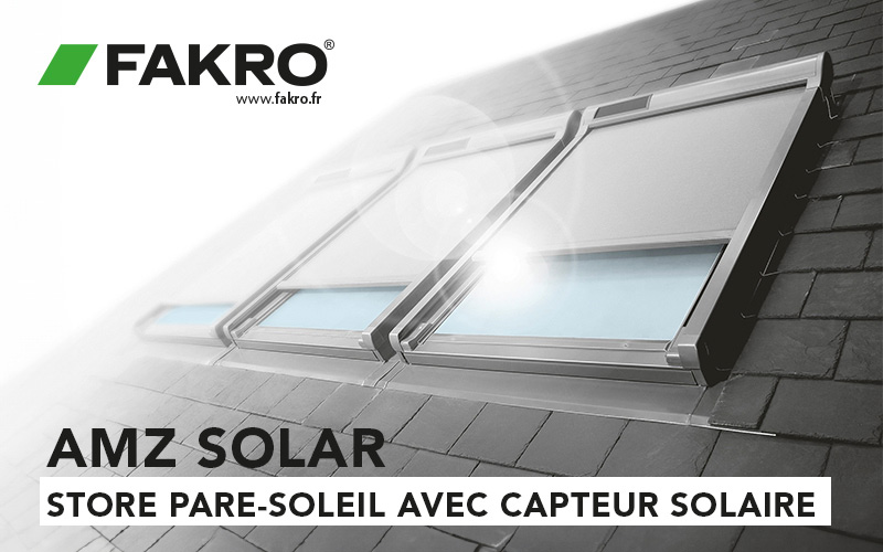 amz solar un store pare soleil avec capteur solaire