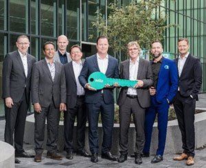 Remise officielle des clés de la Smart Factory au WiloPark de Dortmund