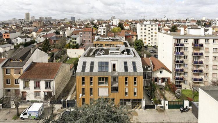 A Montreuil, 26 logements PSLA passif signés Benjamin Fleury