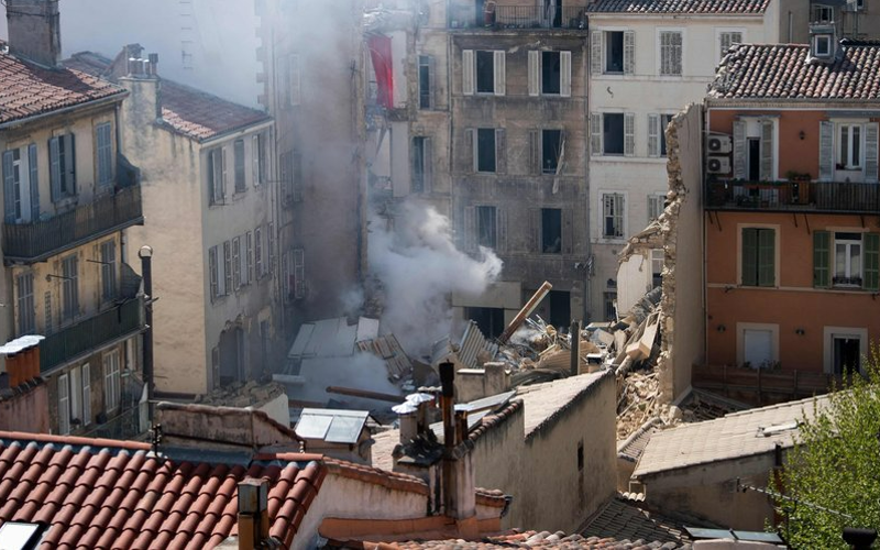 effondrement d un immeuble dans le centre ville de marseille