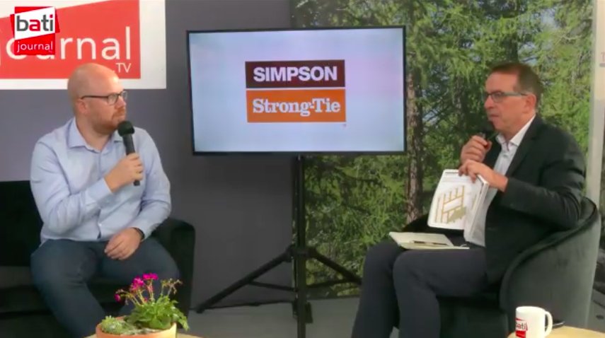 La parole à Simpson StrongTie –  Bati Journal TV sur Batimat 2022