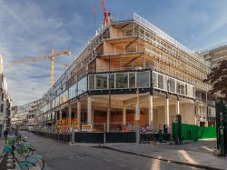 Marcadet Belvédère, un projet qui pousse loin l'utilisation du bois au coeur de Paris