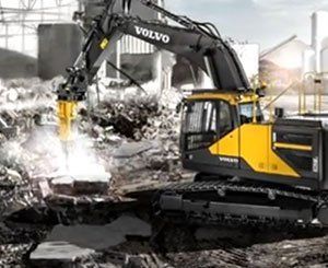 Découvrez les pelles hydrauliques sur chenilles Volvo