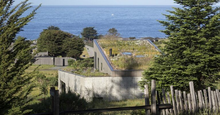 Les toits vivants de Sea Ranch en Californie, Usa