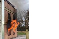 Un essai feu LEPIR 2 qualifiant obtenu pour un complexe de façade bois