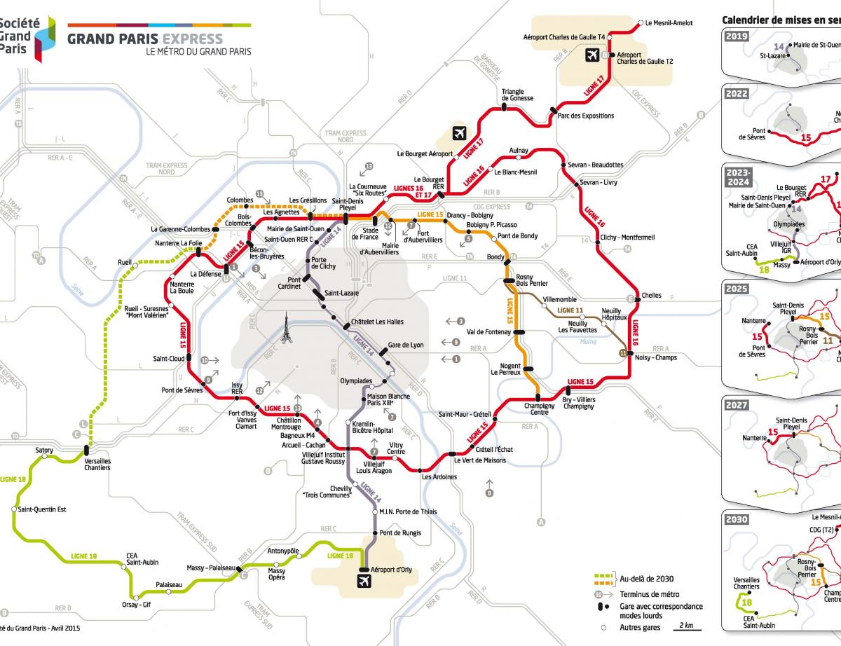 Le chantier du métro du Grand Paris monte en puissance en 2020