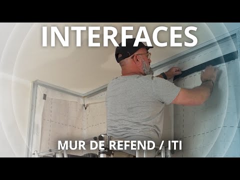 r novation interface mur de refend mur isol par l int rieur