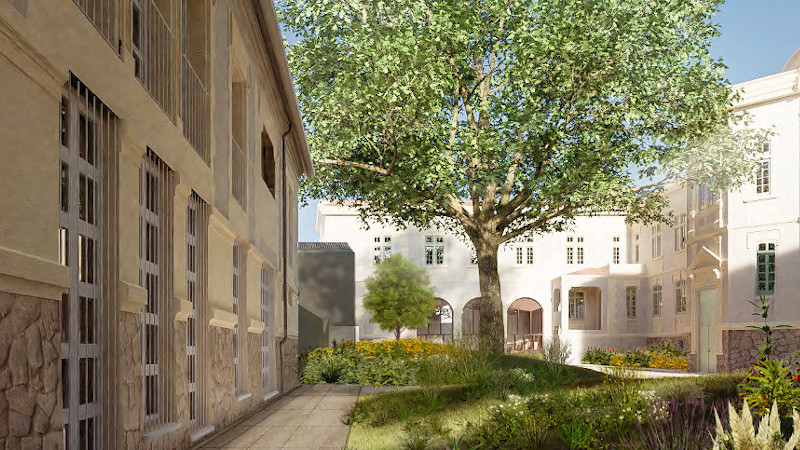 À Avignon, Villa Créative, incubateur universitaire selon Alfonso Femia
