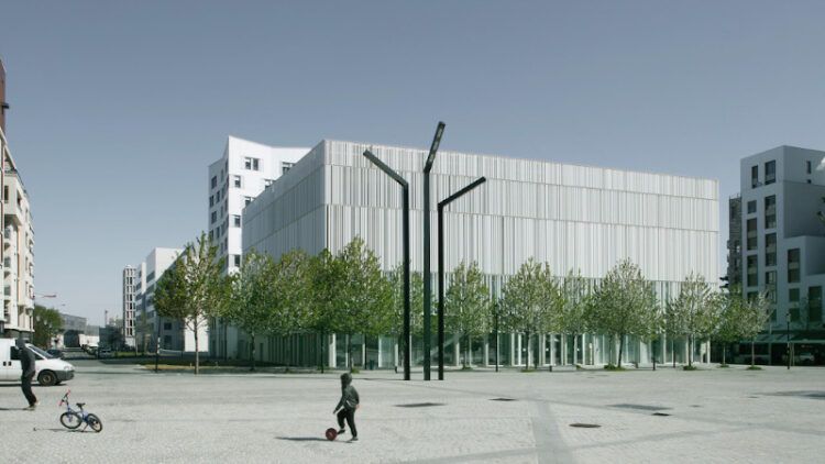 A Aubervilliers, Centre des colloques du Campus Condorcet par K Architectures