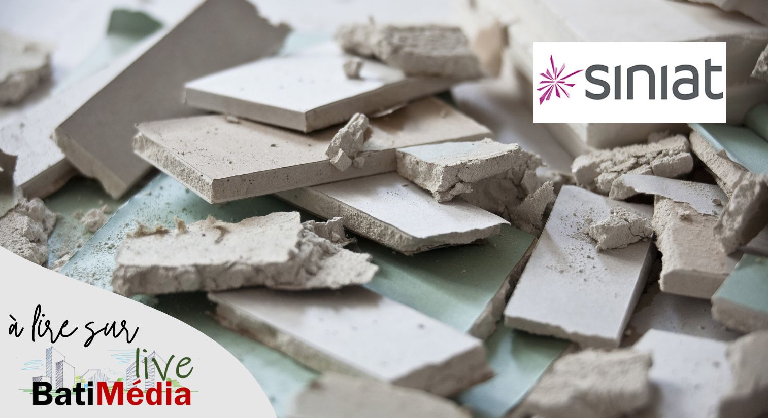 Siniat annonce le développement de la première plaque de plâtre française 100% recyclée