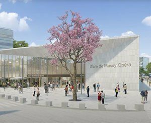 La future gare Massy Opéra
