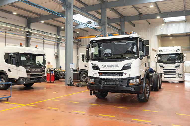 Scania : “Caps” sur la préparation des camions