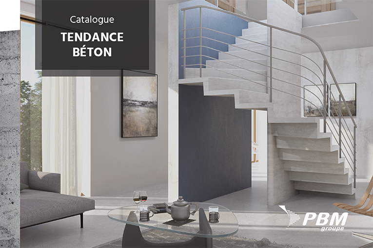 TENDANCE BÉTON : PBM dévoile une nouvelle gamme d’escaliers dédiée à la maison individuelle