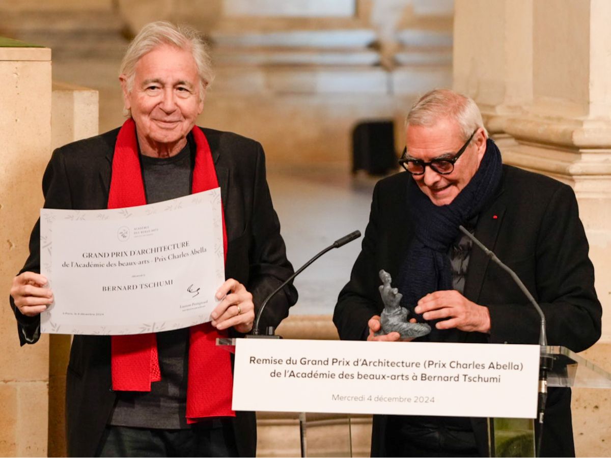 Bernard Tschumi reçoit le Grand Prix d'architecture 2024