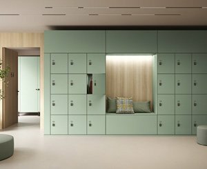 Cabines & casiers en Stratifié Compact HPL Reysipur®
