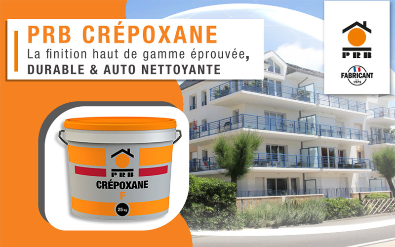prb crepoxane enduit facade durable et autonettoyant