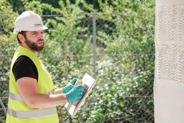 Jérémy Gobé, en résidence chez Saint-Gobain Weber