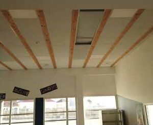 Chauffage par le plafond avec les panneaux rayonnants métalliques ACTIsteel au Collège Charny