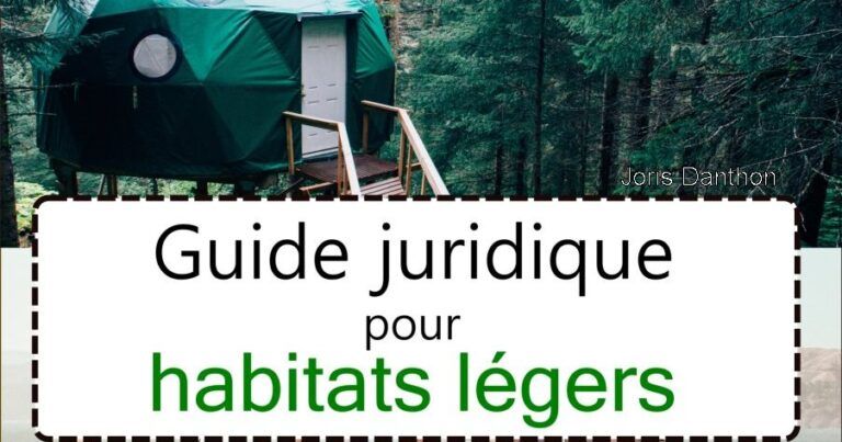 [Livre] Le guide juridique pour habitats légers – Joris Danthon