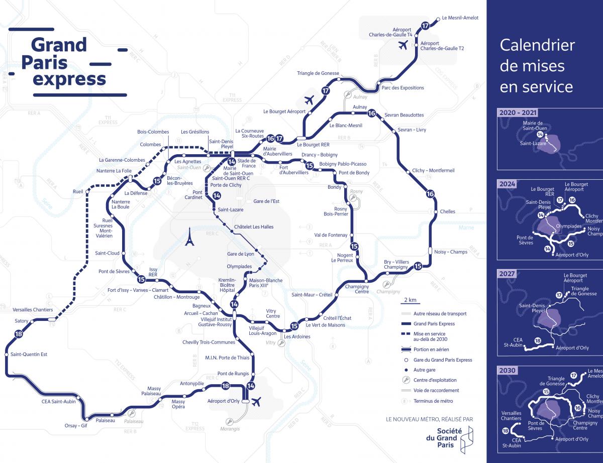 La Société du Grand Paris sécurise 50 % de la construction du Grand Paris Express