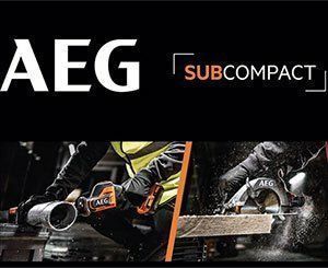 Trois nouveaux outils professionnels dans la gamme Subcompact d'AEG