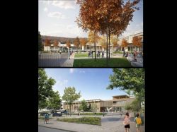 Une construction bois pour le futur collège d'Albigny-sur-Saône