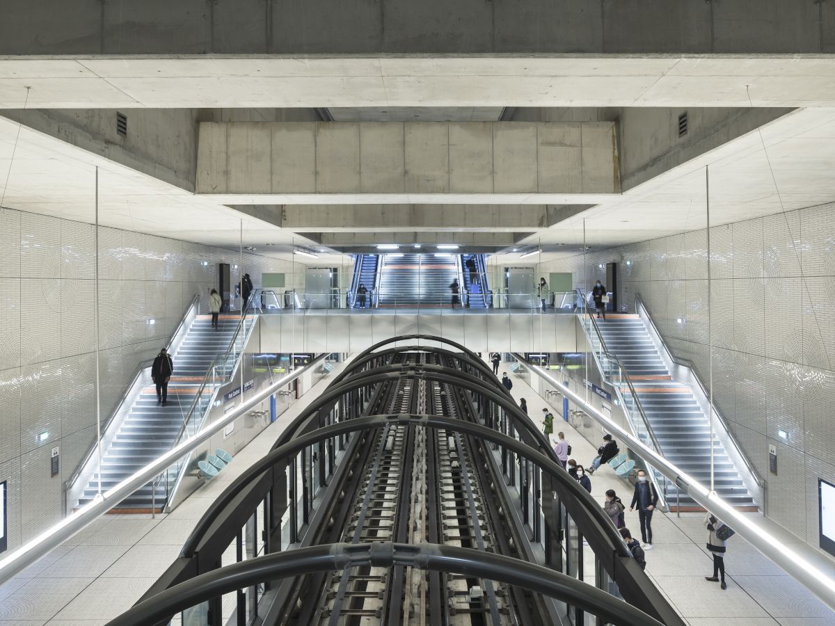 Architecture : Quatre nouvelles stations de métro épurées pour la ligne 14 