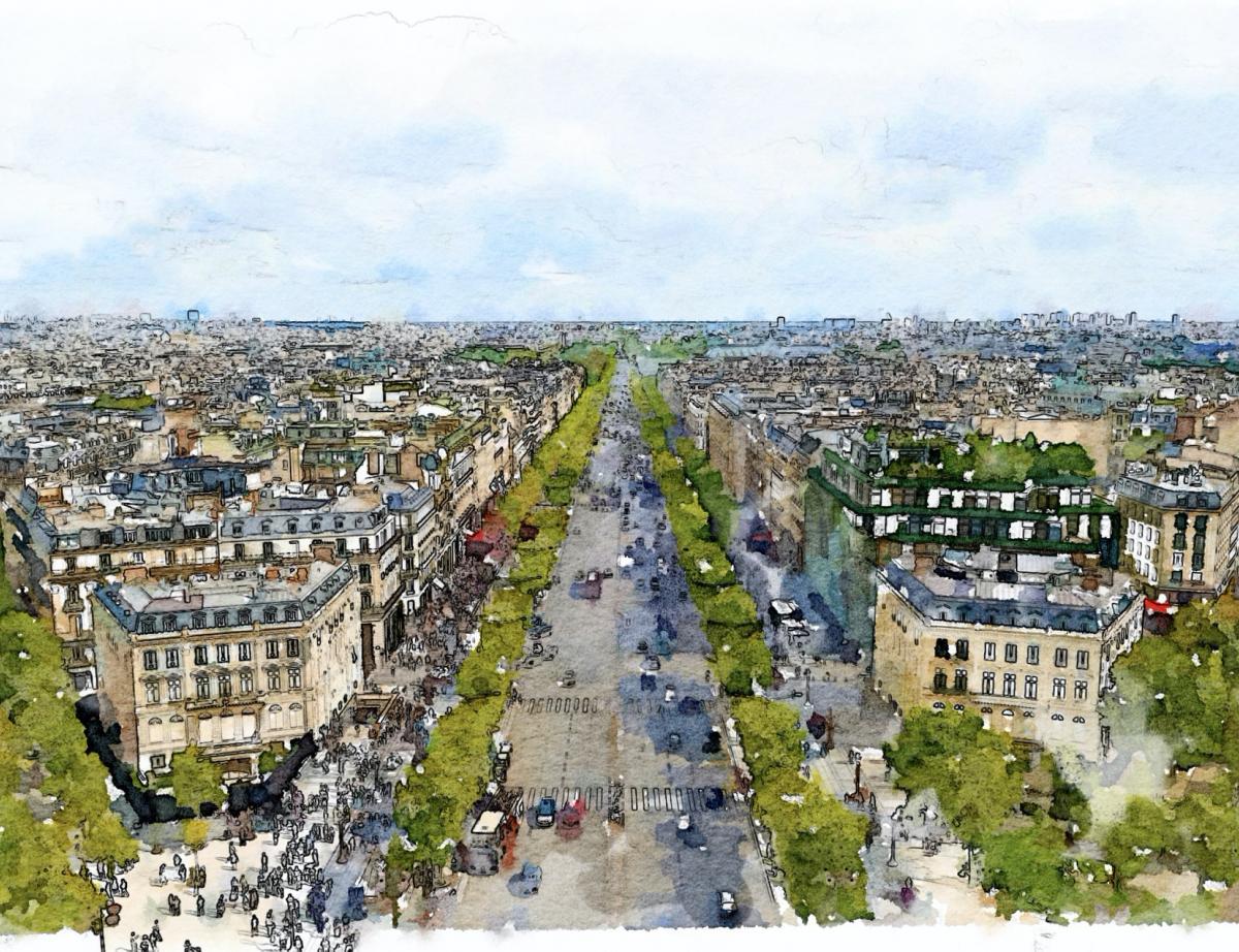 Champs-Elysées: "plus de verdure", de piétons et de commerces de proximité