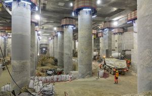 Gare Eole à La Défense : le volume totalement excavé en mars prochain