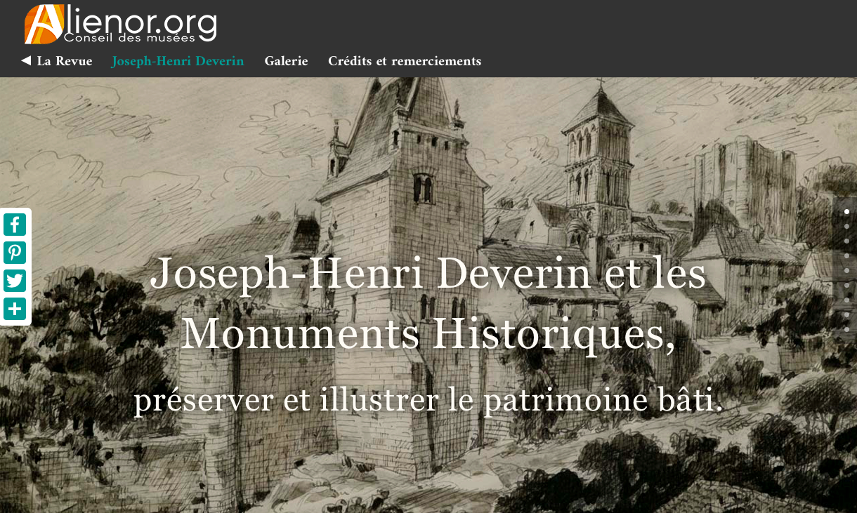 #culturecheznous : Joseph-Henri Deverin, préserver et illustrer le patrimoine bâti