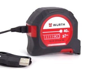 Mesure roulante avec le télémètre laser Würth