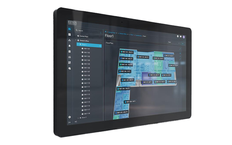 eclypse tm display cran tactile ip pour smart building