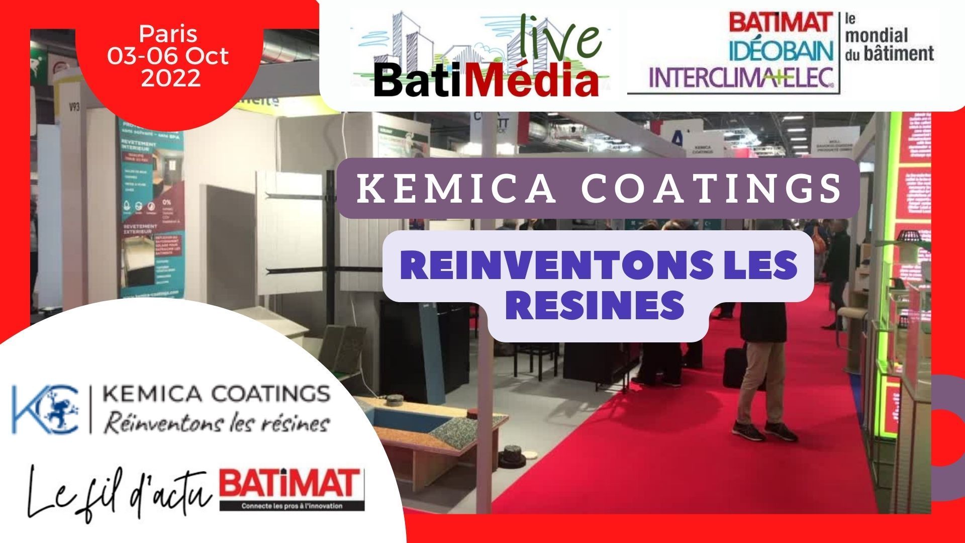 Kemica Coatings au Mondial du Bâtiment