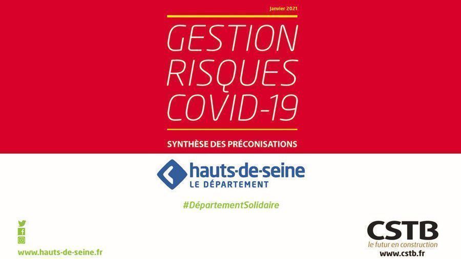 Le CSTB récompensé pour ses travaux sur la gestion du risque COVID avec le Département des Hauts-de-Seine