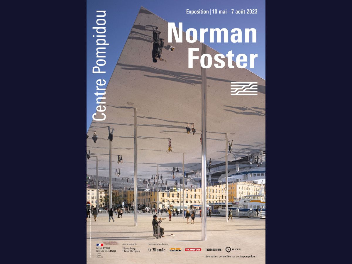 Une rétrospective rend hommage à Norman Foster au Centre Pompidou