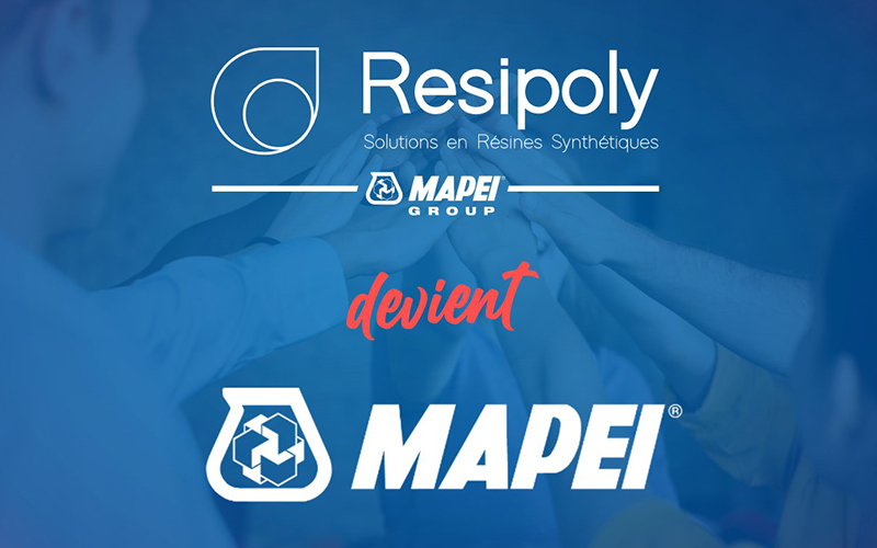 resipoly fusionne dans mapei france
