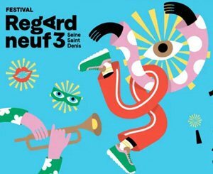 HLM : lancement du festival culturel Regard neuf 3 en bas d'immeubles de Seine-Saint-Denis