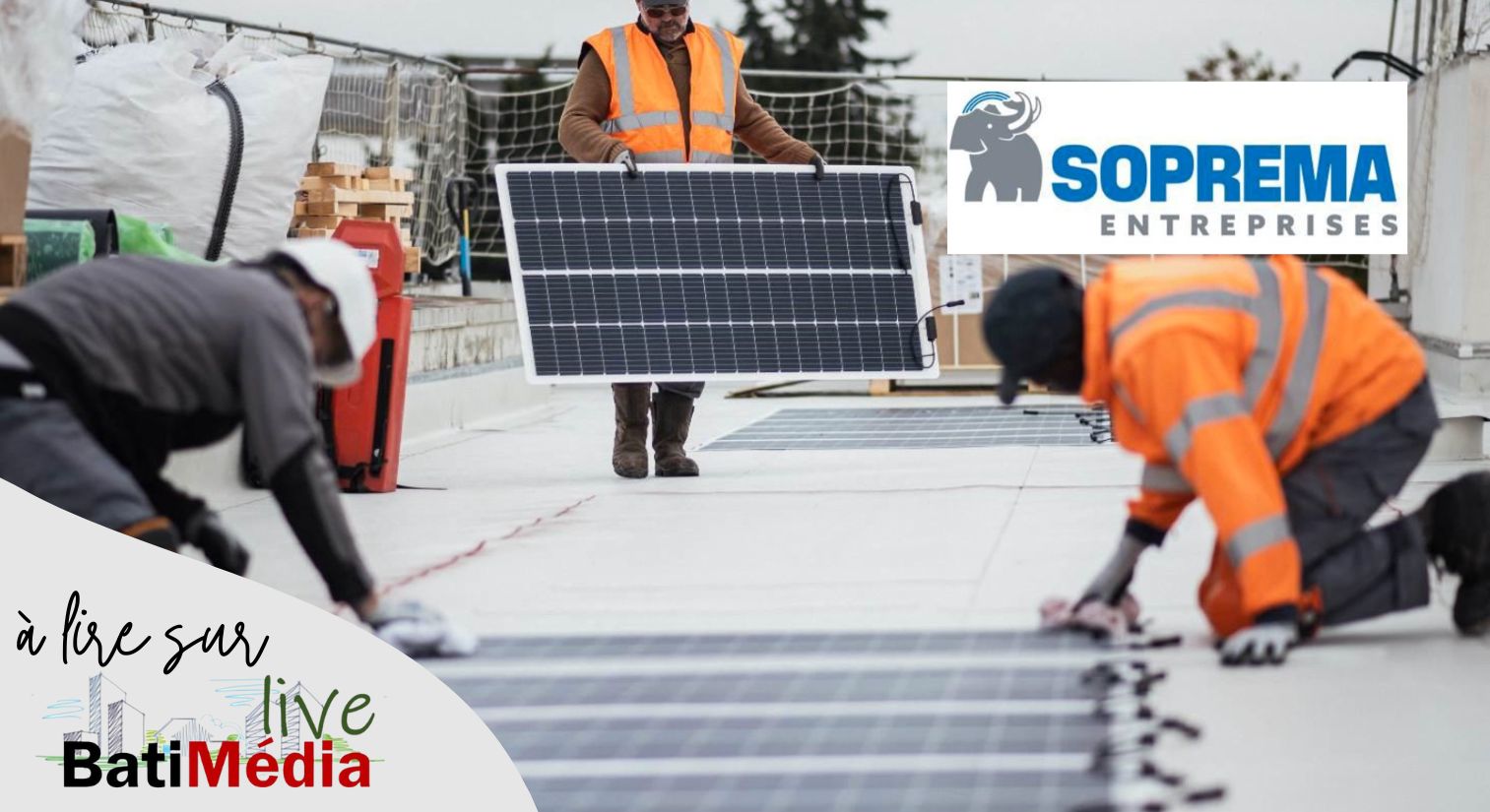 SOPREMA Entreprises pilote les travaux d’amélioration énergétique du bâtiment Joule, propriété du SIEDS à Niort