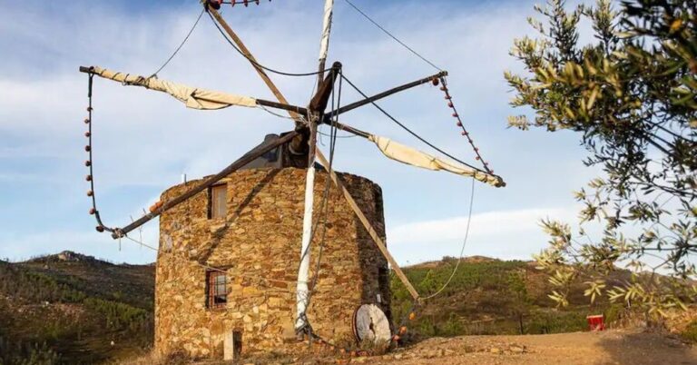 Moinho Da Fadagosa : un moulin à vent restauré en chambre d’hôtes