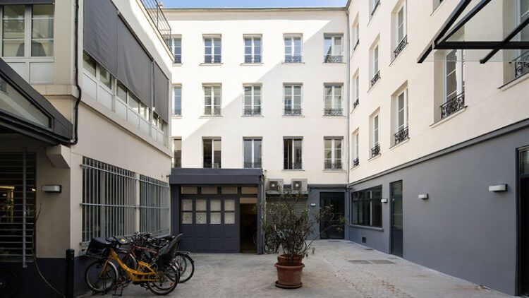 A Paris, passage de la bonne graine, Atelier MG réhabilite les étages