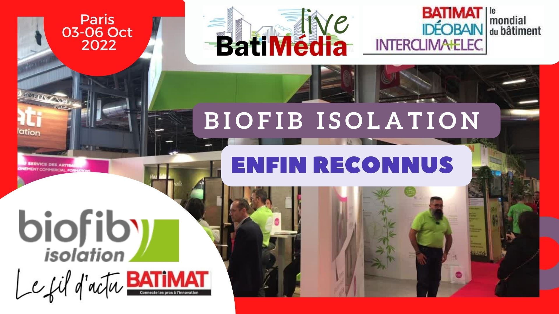 Biofib isolation au Mondial du Bâtiment