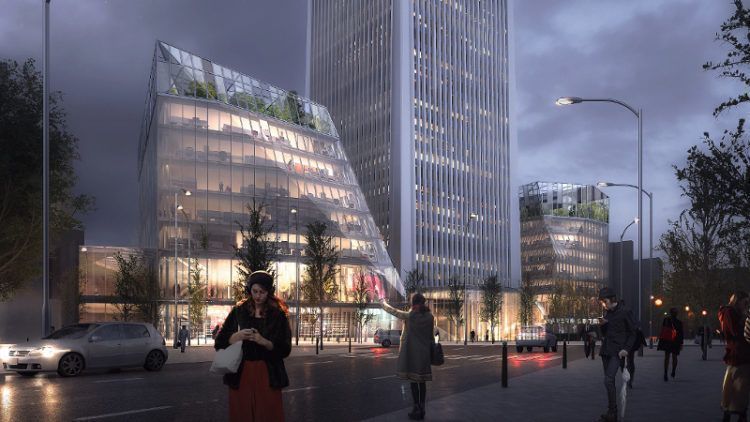 ‘Business Resort’ pour la tour Pleyel, par Sretchko Markovic