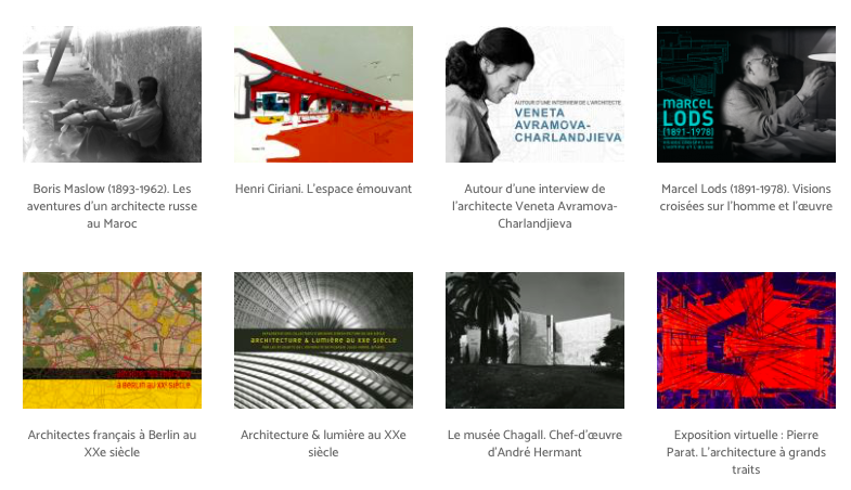 #Culturecheznous : Expositions virtuelles du Centre d’archives d’architecture du XXe siècle