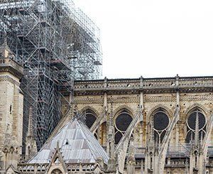 Notre-Dame : début du démontage de l'échafaudage "d'ici un mois"