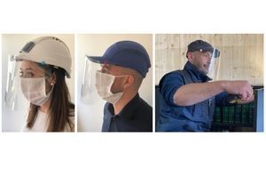 Deux PME se lancent dans la production massive de visières de chantier