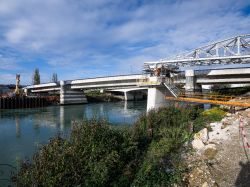 À Villeurbanne, le futur pont du tram T9 entame une étape cruciale