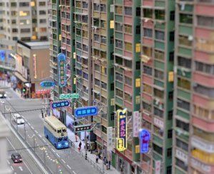 A Hong Kong, des modélistes reproduisent la ville d'antan en miniature