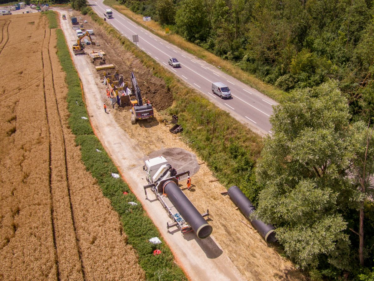 Un chantier XXL pour sécuriser le rejet des eaux pluviales de l'aéroport de Roissy-CDG