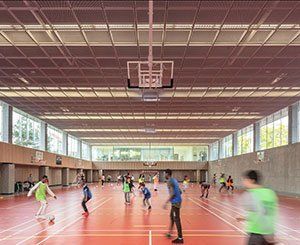 Ropa &amp; Associés Architectes livre le nouveau gymnase du collège Marguerite Duras à Colombes